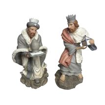 Set of 2 Nativity Wisemen Resin Replacement Figurines 7&quot; - $287.92 MXN