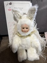 Marie Osmond Heavenly Hare Velveteen Rabbit Jointed Plush Porcelain Doll 18” - £34.75 GBP