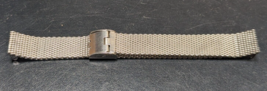 Vintage NOS Timex Watch Band Sliding Clasp 11mm Wide - Stainless Steel 2... - $19.79