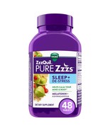 ZzzQuil Pure Zzzs De-Stress &amp; Sleep Melatonin Sleep Aid Tablets - 48 ct ... - £10.89 GBP