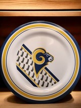 Los Angeles Rams Collectors Plate Vtg L.A. Rams Logo Blue Gold Duck Hous... - $24.30