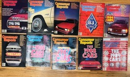 1980 - 1989 Consumer Reports Annual Auto Cars Issues Lot Of 10 - $50.00