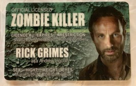 Rick Grimes Zombie Killer ID Horror TV Walking Dead Walkers Drivers License - £7.14 GBP