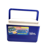 VTG Igloo Legend 6 Six Packer Pack Cooler Blue Made in USA Beer Fishing Camping - $23.99