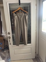 Apt.9 Dress Pants Women Sz 8 Tan Stretch Modern Fit Slim Straight Leg 32x29 - $239.40 MXN