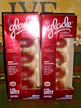 (8) Glade Scented Oil Candle Refills Apple Cinnamon Cider Clove - £23.90 GBP