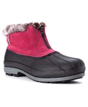 Propet Lumi Women Insulated Winter Duck Boots Size US 10 4E Berry Suede - £53.61 GBP