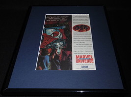 1992 Marvel Trading Cards Series III Framed ORIGINAL Advertisement Spiderman - £27.35 GBP
