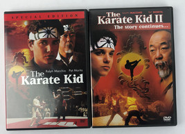 The Karate Kid , The Karate Kid Ii Dvd Lot Ralph Macchio Pat Morita - Mint Discs - £8.91 GBP