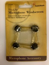 Vintage Radio Shack Tie-Clip Microphone Replacement Windscreen Accessory... - $9.99