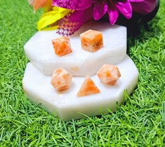 Sunstone Quartz Platonic Solids Set 5 Pcs Sacred Geometry - £34.79 GBP