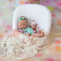 6&quot; Full Silicone Real Baby Feeling Reborn cute Baby Doll Girl Maely Newborne - £84.41 GBP