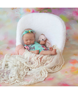 6" Full Silicone Real Baby Feeling Reborn cute Baby Doll Girl Maely Newborne - £83.48 GBP