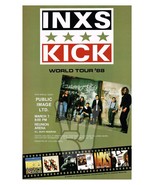 INXS 1988 CONCERT POSTER 11x17 DALLAS TEXAS PIL POP ROCK ART MICHAEL HUT... - $11.20