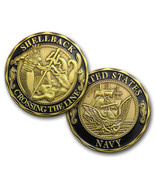 US SELLER - NEW US NAVY SHELLBACK CROSSING THE LINE MILITARY CHALLENGE COIN - $8.95