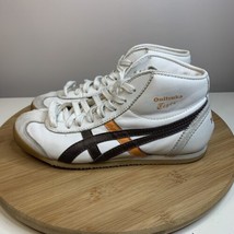 Asics Onitsuka Tiger Tokyo Youth Size 4.5 Shoes White Brown Orange Hi-Top - £58.47 GBP