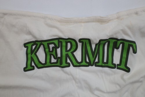 Vintage Y2K 2002 Muppets Womens 2XL Distressed Kermit the Frog Wide Leg Pants Item image 14