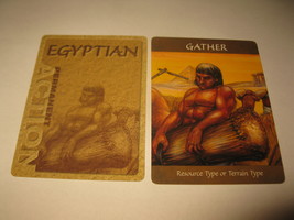 2003 Age of Mythology Board Game Piece: Egyptian Permanent Card - Gather - £0.79 GBP