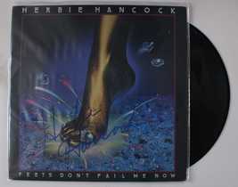 Herbie Hancock Signed Autographed &quot;Feets Don&#39;t Fail Me&quot; Record Album - C... - $59.99