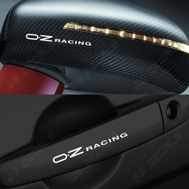 OZ Racing Logo Mirror Handle Decals Stickers Premium Quality 5 Colors Po... - $205.03 MXN