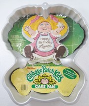 Wilton Cabbage Patch Kids Cake Pan Mold w Cover Sheet 2105-1984  - £15.83 GBP