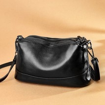 Large 100% Genuine Leather Shoulder Bag Women Bags Designer Soft Cowhide Ladies  - £48.53 GBP