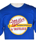 Miller Beer Is Tasteless Union Strike T-Shirt Medium Fit Mens Destroying... - £15.23 GBP