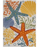 7&#39; X 10&#39; Yellow And Ivory Indoor Outdoor Area Rug - €203,92 EUR