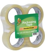 Duck Brand Standard Packaging Tape Refill, 1.88&quot; x 100 Yds, 4 Rolls - £15.63 GBP