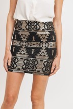 Women&#39;s Sequence Pattern Mini Skirt - $31.00