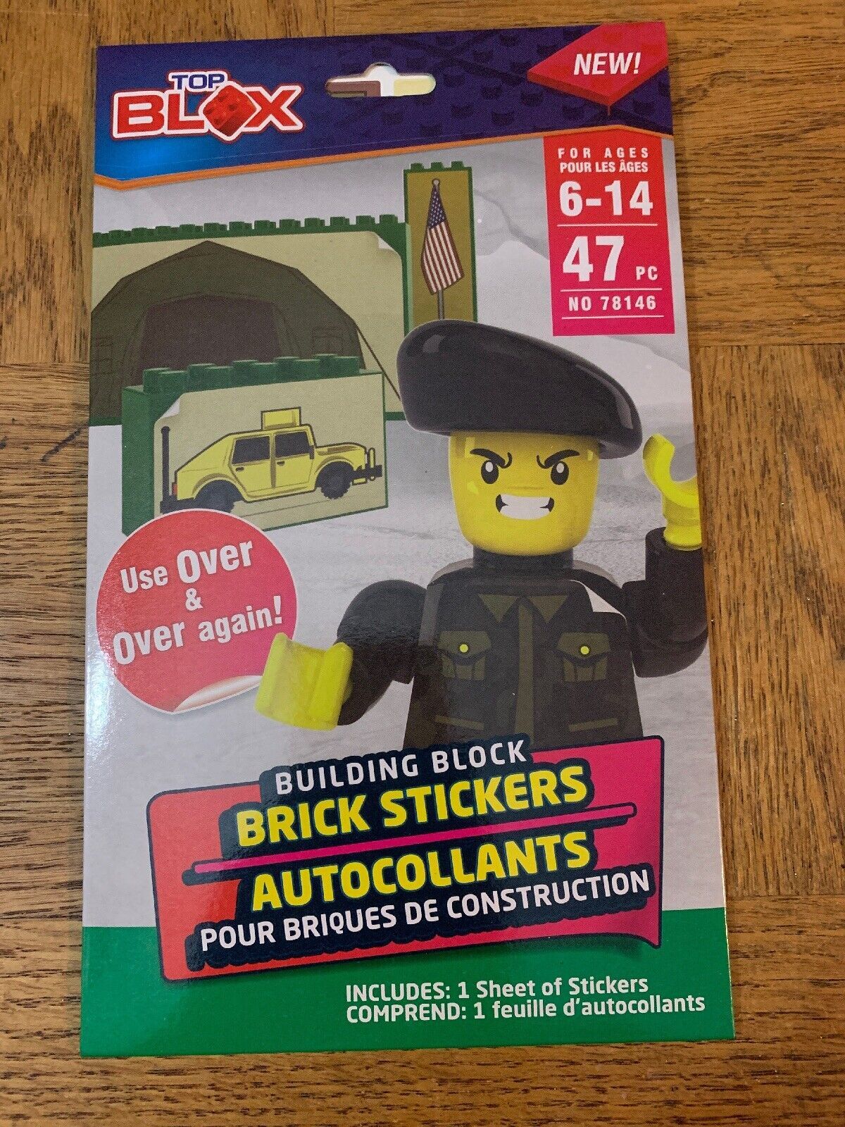 Primary image for Top Blox Building Block Brick & Minifigure Stickers - MILITARY