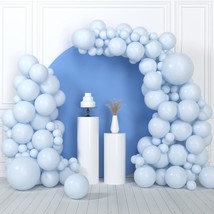 Pastel Blue Balloons - Light Blue Balloons 5/12/18 Inch, Baby Blue Balloons Garl - £14.94 GBP