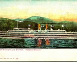 Hudson River Lines Steamer Hendrick hudson UNP UDB Postcard Unused - $14.29