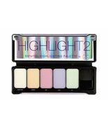 BYS Highlight 2 Makeup Palette with Contour Brush and Mirror - $13.99