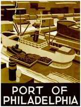 9592.Port of philadelphia.boats docked in port.POSTER.decor Home Office art - £12.84 GBP+