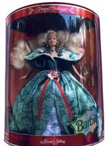 1995 Happy Holidays Barbie Doll Special Edition Long Blonde Hair #14123 Nrfb - £19.50 GBP
