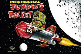 Mechanical Jumping Rocket - Art Print - £17.67 GBP+