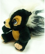 VINTAGE Walt Disney World Bambi FLOWER THE SKUNK 6&quot; Plush Stuffed Animal... - $454.36 MXN
