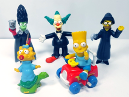 Vintage Simpsons Tree House of Horror Figure Lot with Bart Arco Wind Up Toy BK - £7.77 GBP