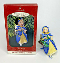 1998 Hallmark Iris Angel Ornament The Language Of Flowers Series U69/6156 - £10.14 GBP