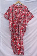 INDACORIFIE Women Wear Cotton Kaftan Comfortable Clothing Indian Floral Print Ca - £27.90 GBP