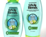 Garnier Whole Blends 22 Oz Coconut Water Aloe Vera Shampoo &amp; Conditioner... - £21.11 GBP