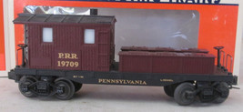 LIONEL PENNSYLVANIA SMOKING WORK CABOOSE 6-19709! O GAUGE CRANE TENDER B... - £46.26 GBP