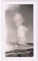 Photo Old Faithful Yellowstone Park 2 1/2&quot; x 4 1/2&quot; - £3.09 GBP