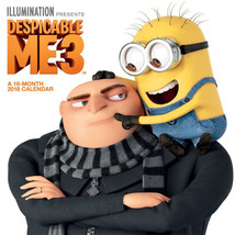 Despicable Me 3 Movie Animated Art 16 Month 2018 Mini Wall Calendar NEW UNUSED - £6.26 GBP