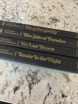 Lot of 4 Scott Fitzgerald books The Great Gatsby The Last Tycoon 1948 Vintage - £38.21 GBP