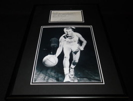 Slater Martin Signed Framed 12x18 Handwritten Letter &amp; Photo Display Lakers - £70.45 GBP
