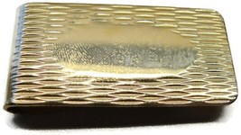Textured Money Clip Stainless Steel Engravable Cash ID Holder - £22.64 GBP