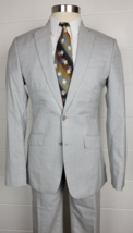 Hilton Bespoke Mens Light Gray Suit 36L ? - £38.93 GBP