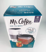 Mr Coffee 3 Quart Iced Tea Maker New Factory Sealed TM75BK 1 Tea Leaves ... - £99.34 GBP